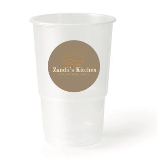 Clear Plastic Cup - 500ml